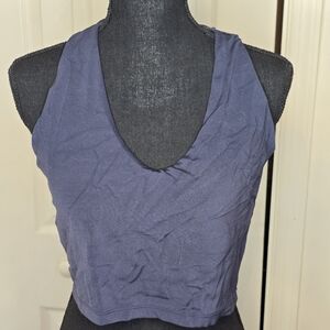 Aerie Offline Navy Blue Sports Bra, Sz XL